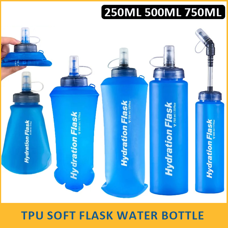 Running Gear Water - 250/500/750 ml TPU Açık Spor Şişe