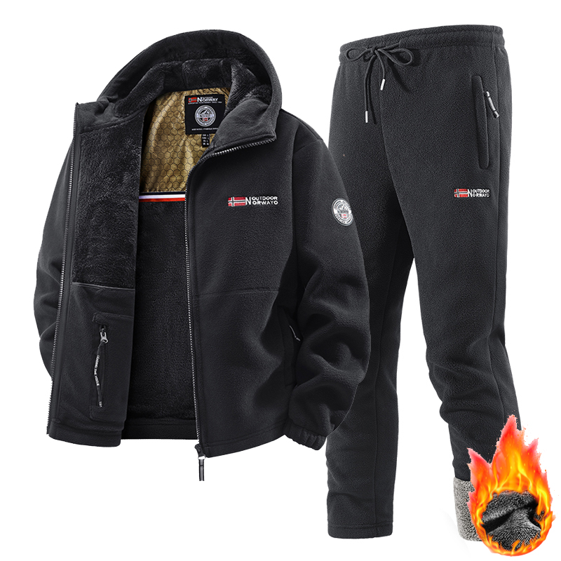 Running Gear Men - Yeni Kışlık Spor Giyim Seti Erkek