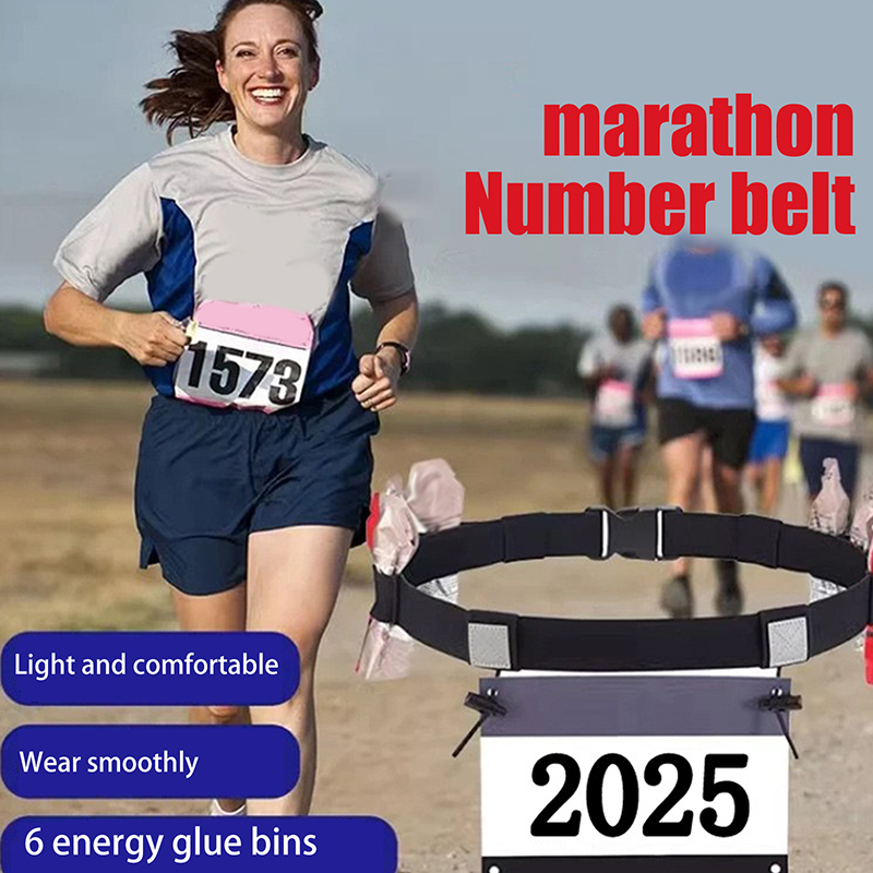 Running Belt Waist - Koşu Yarış Numarası Kemer Bel Paketi
