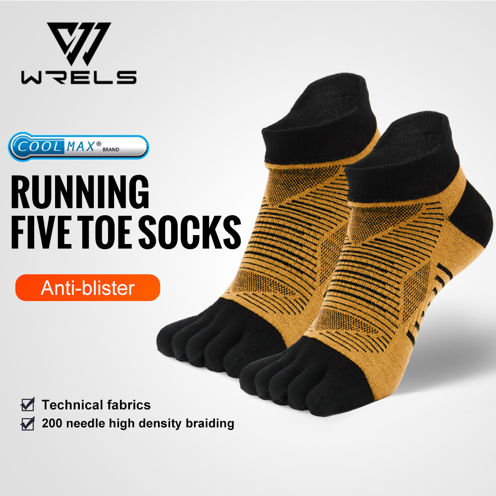 Anti Blister Sock - WRELS COOLMAX Beş Parmak Çorap Yüksek