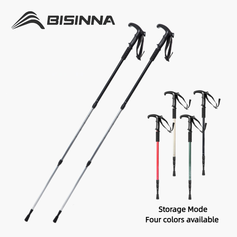 Trekking Pole Carbon - BISINNA 2 adet T saplı yürüme