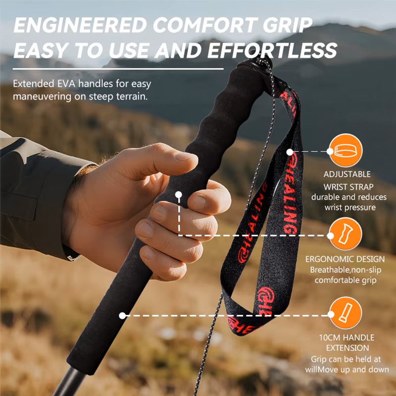 OKHEALING 110g Ultra Hafif 5 B - Trekking Pole Carbon incelemesi ve fiyatı