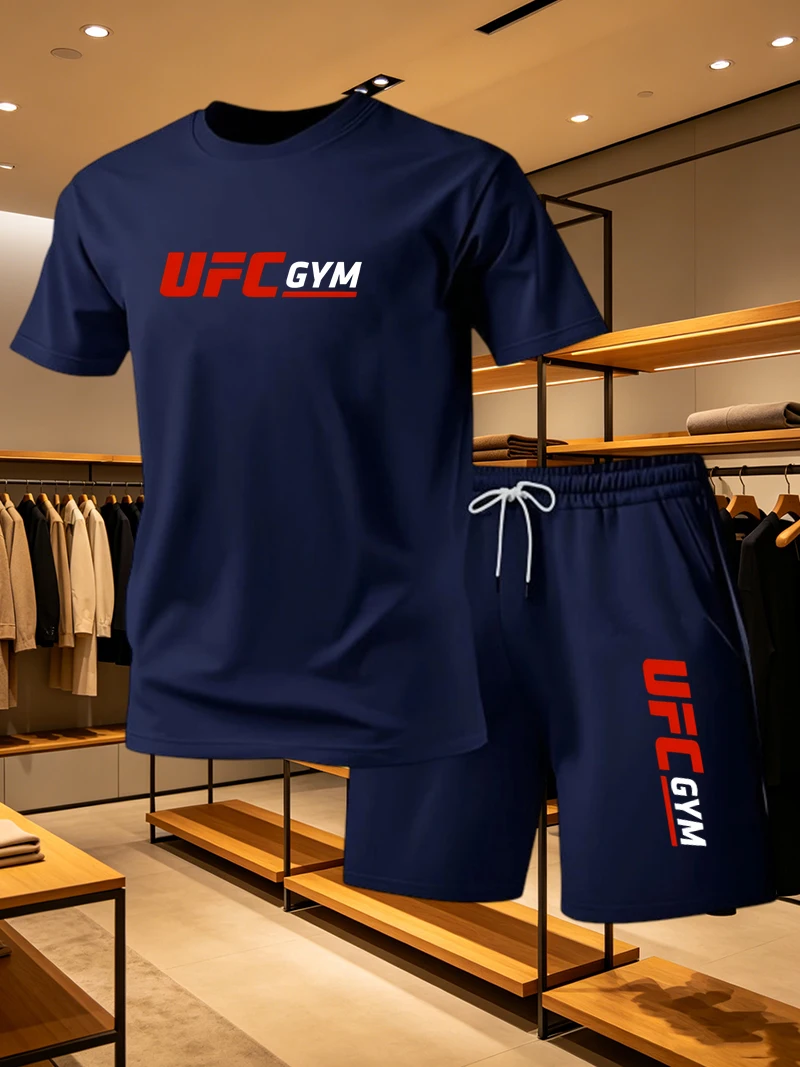 Erkek Moda Tişört Şort UFC Gün - Running Gear Men incelemesi ve fiyatı