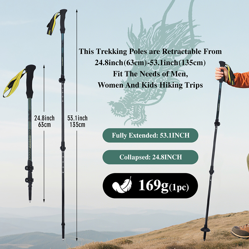 3K Karbon Fiber Yürüyüş Baston - Trekking Pole Carbon incelemesi ve fiyatı