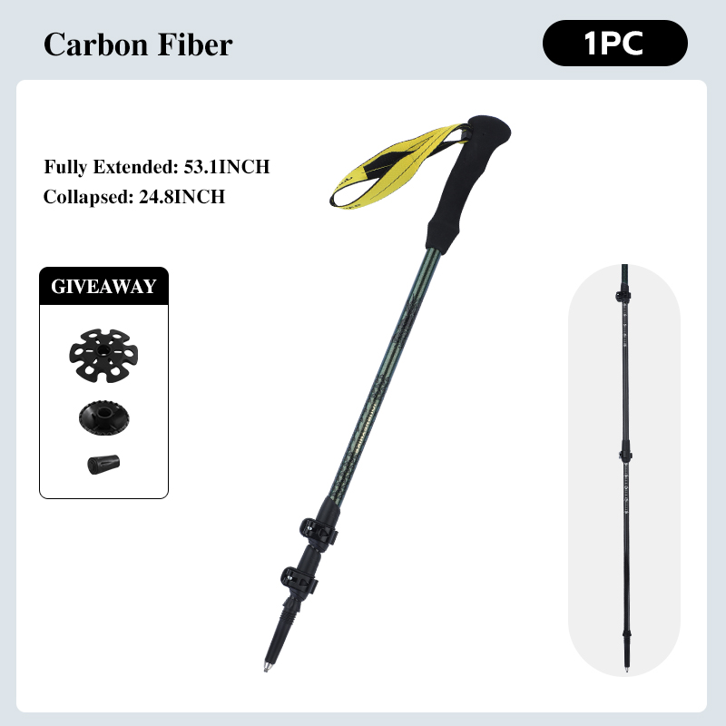 3K Karbon Fiber Yürüyüş Baston - Trekking Pole Carbon incelemesi ve fiyatı
