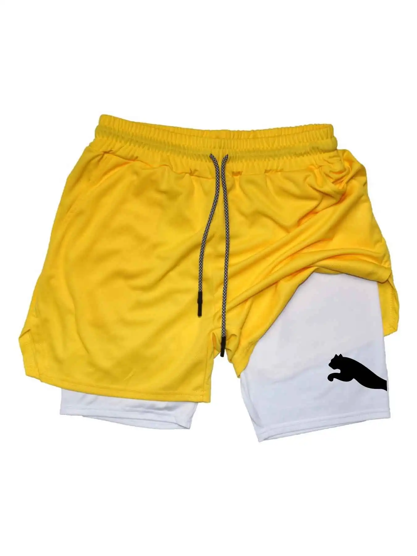 Baskılı Spor Şortları 2'si 1 A - Running Gear Men incelemesi ve fiyatı