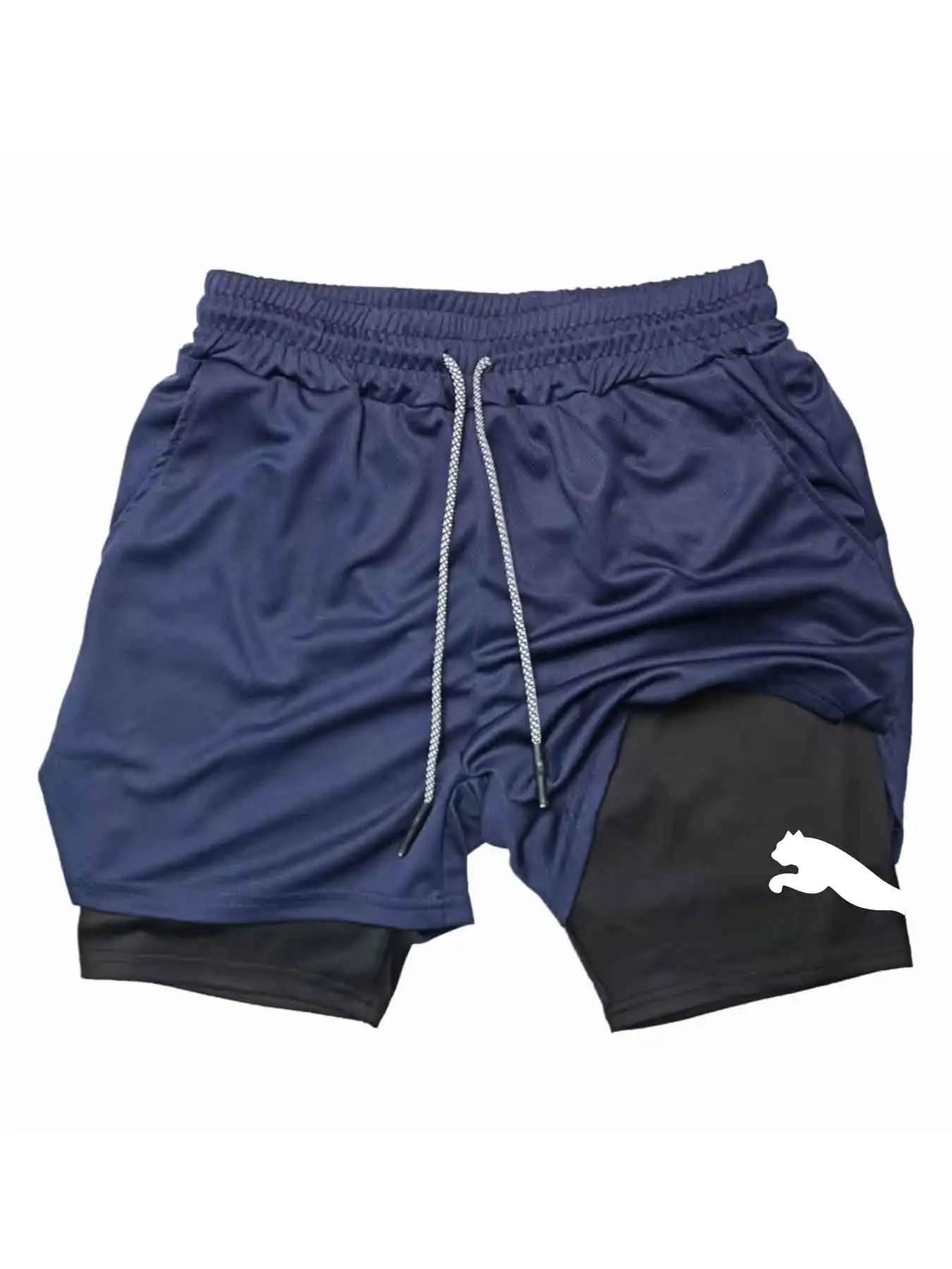 Baskılı Spor Şortları 2'si 1 A - Running Gear Men incelemesi ve fiyatı